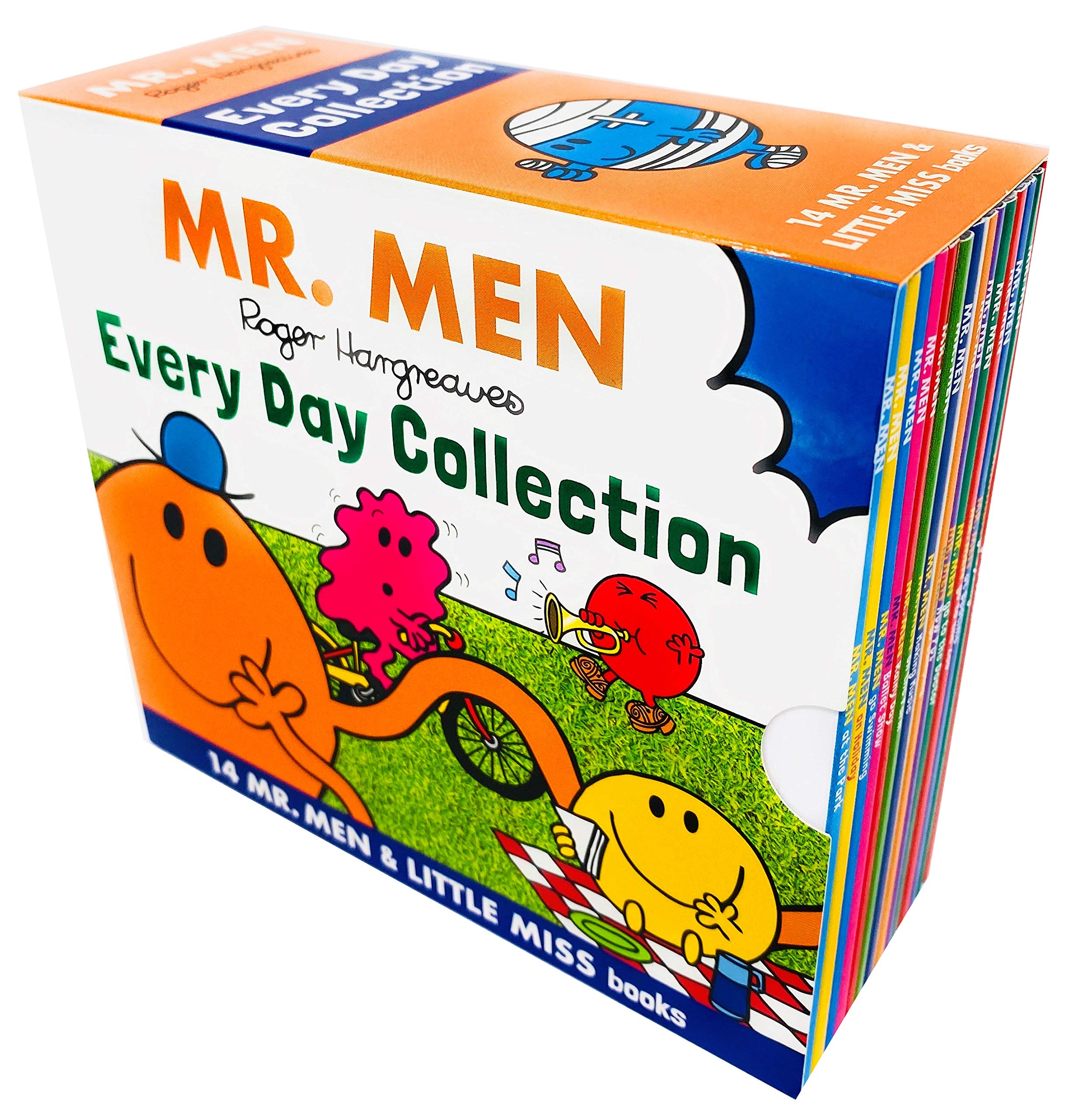 Mr Men and Little Miss Everyday Collection 14 Books Slipcase Set (Mr. Men Making Music, Mr. Men on the Farm, Mr. Men on Holiday...etc) Detective & CSI
