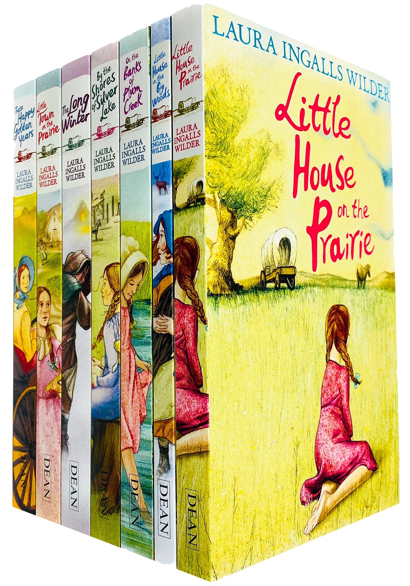 Little House on the Prairie Series 7 Books Collection by Laura Ingalls Wilder Fiction