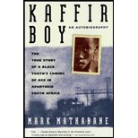 Kaffir Boy: The True Story of a Black Youth's Coming of Age in Apartheid South Africa Social Sciences