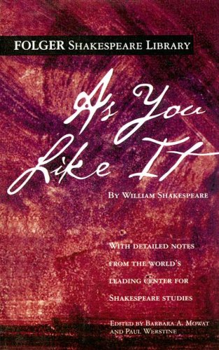 Product Image: As You Like It (Folger Shakespeare Library)