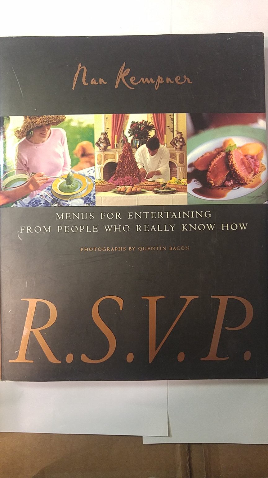 R.S.V.P: Menus for Entertaining from People Who Really Know How book