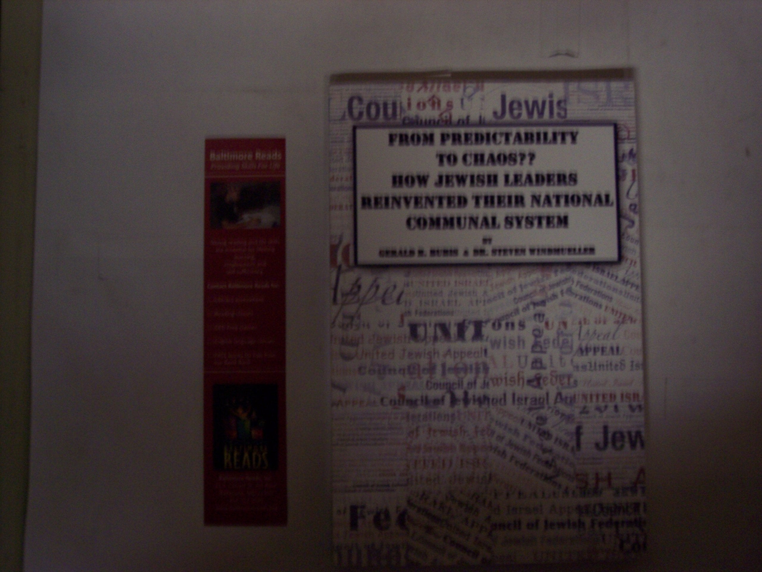 From Predictability to Chaos: How Jewish Leaders Re-InventedTheir National Communal System Business, Finance & Career