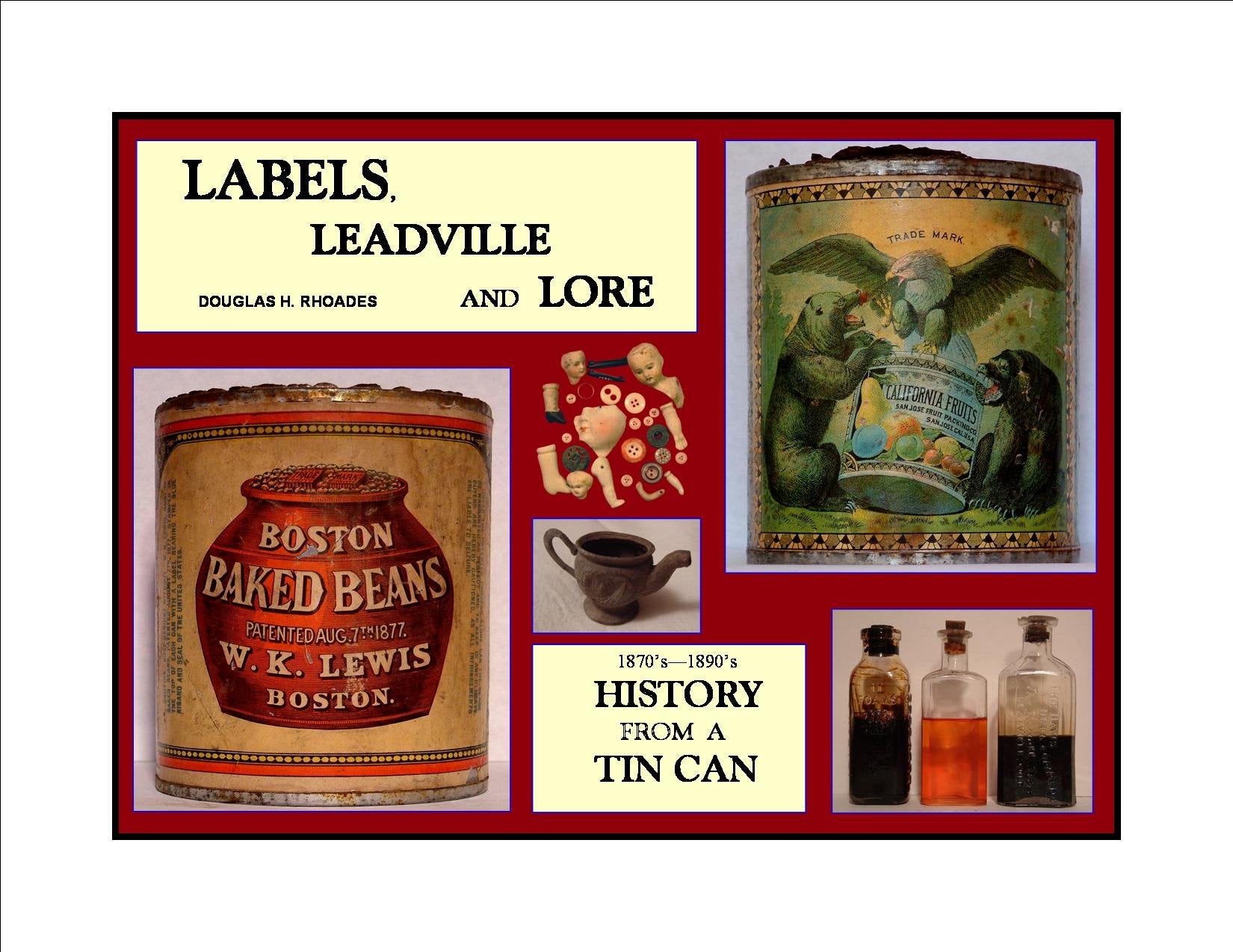 Labels Leadville and Lore - 1870's-1890's History Books