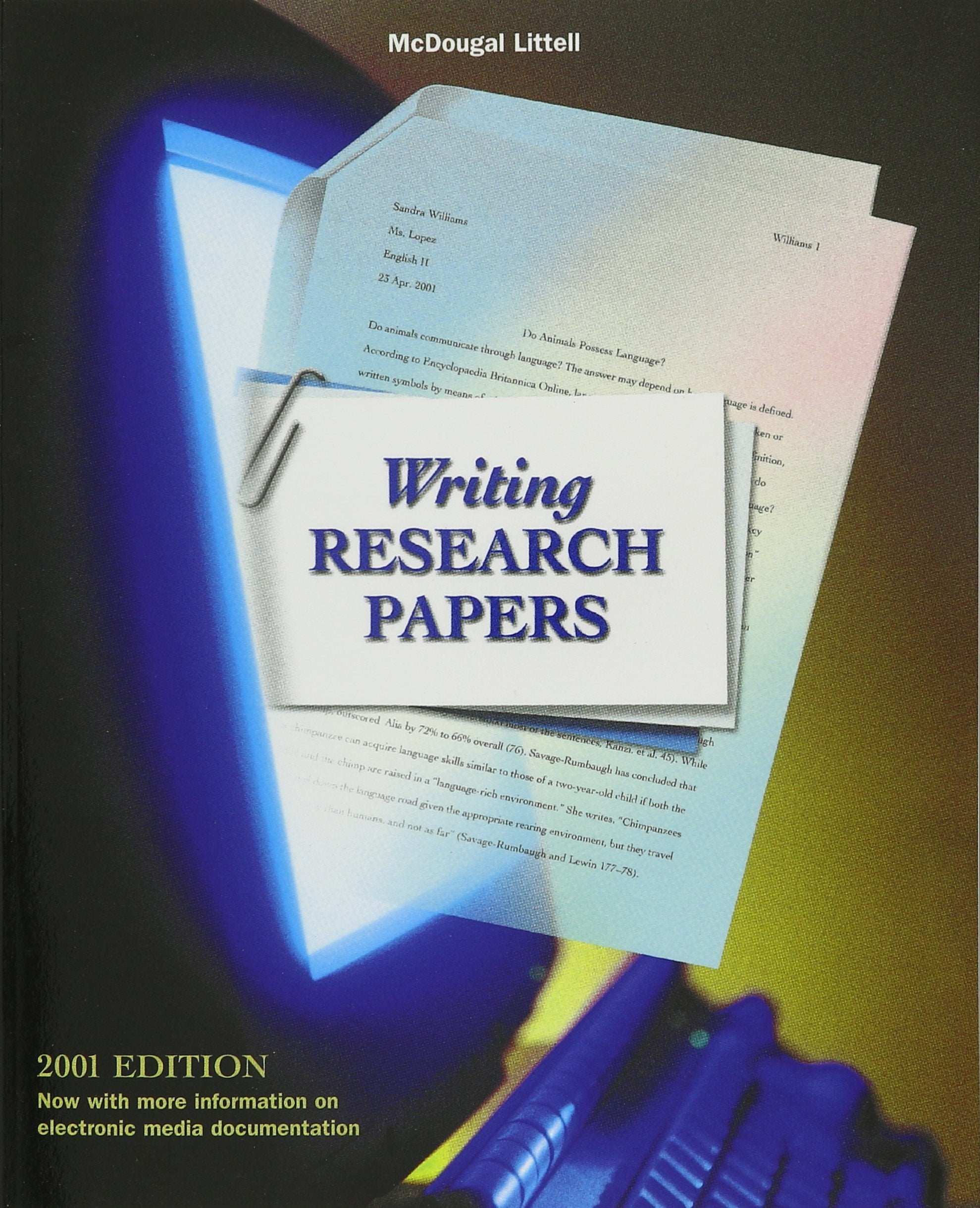 Language Network: Writing Research Papers Grades 9-12: Your Complete Guide to the Process of Writing a Research Paper, from Finding a Topic to Preparing the Final Manuscript Business, Finance & Career