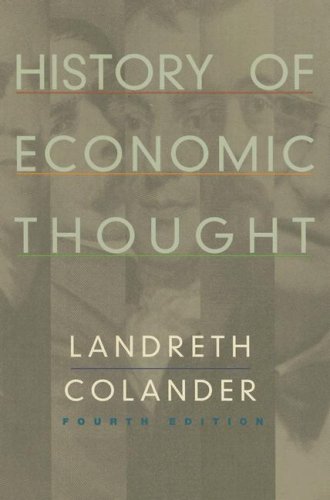 History of Economic Thought Business, Finance & Career