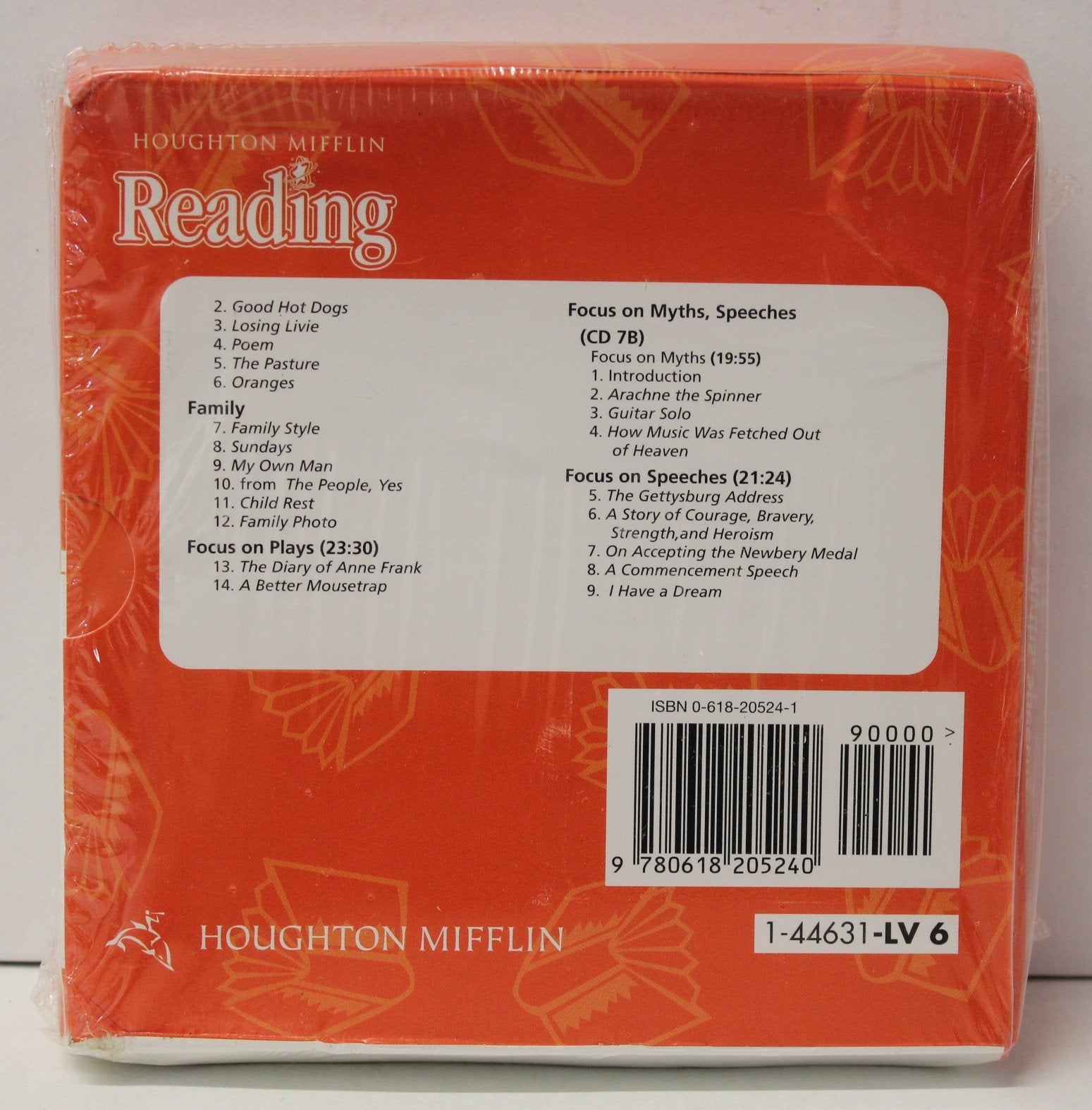 The Nation's Choice Anthology Audio Cd Grade 6 Reading Aloud & Learning to Read