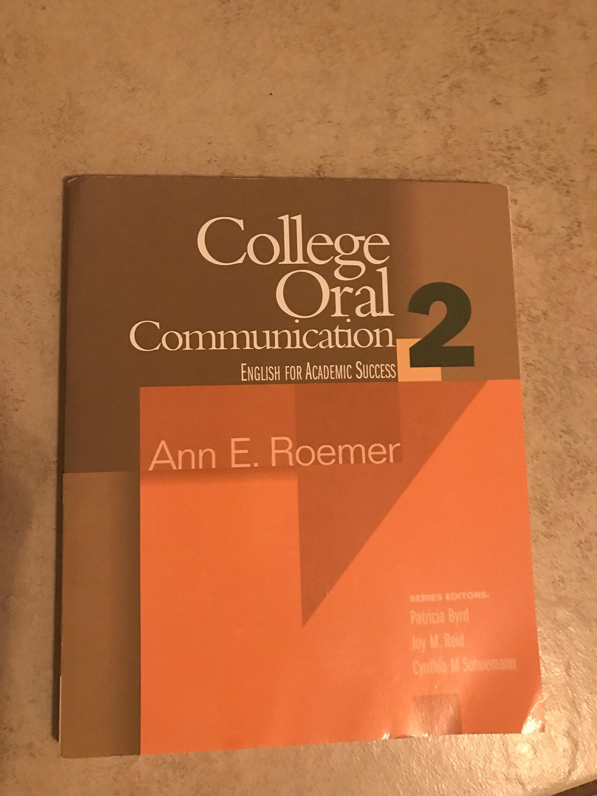 College Oral Communication 2: English for Academic Success General education