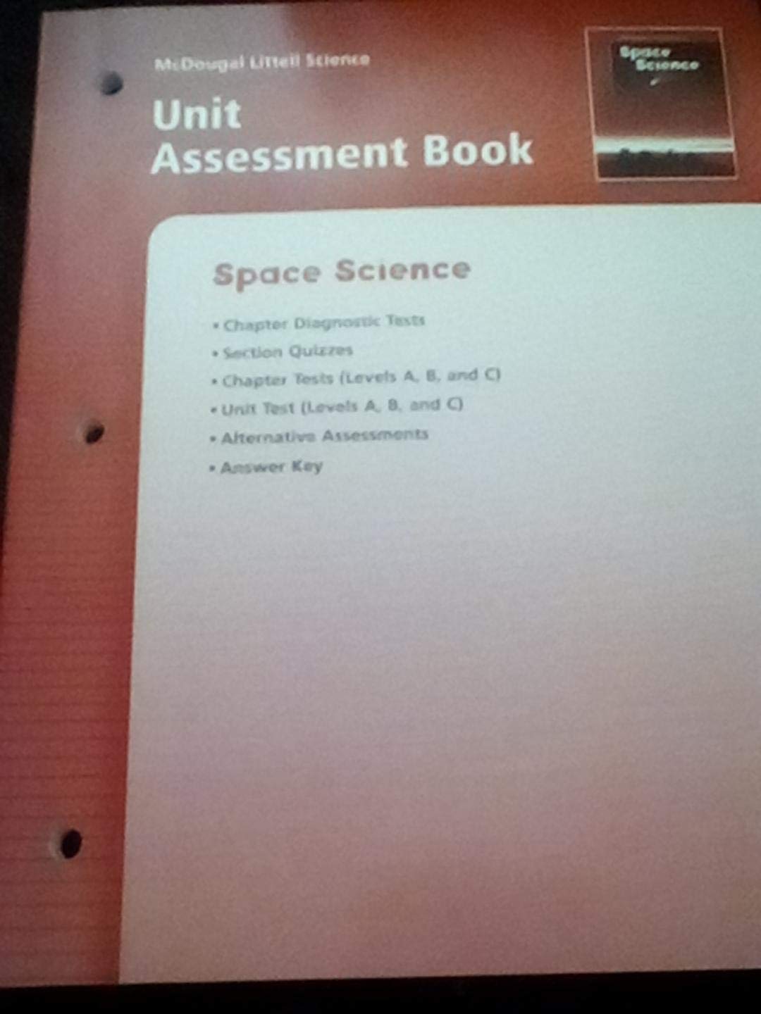 McDougal Littell Science: Space Science: Unit Assessment Book by MCDOUGAL LITTEL (2004) Taschenbuch Books