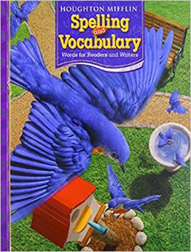 Spelling and Vocabulary Non-Consumable Countinous Stroke Level 3: Houghton Mifflin Spelling and Vocabulary book