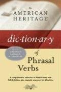 American Heritage Dictionary of Phrasal Verbs book
