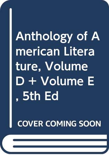 The Heath Anthology of American Literature, Volume D: Modern Period, 1910-1945 Social Sciences