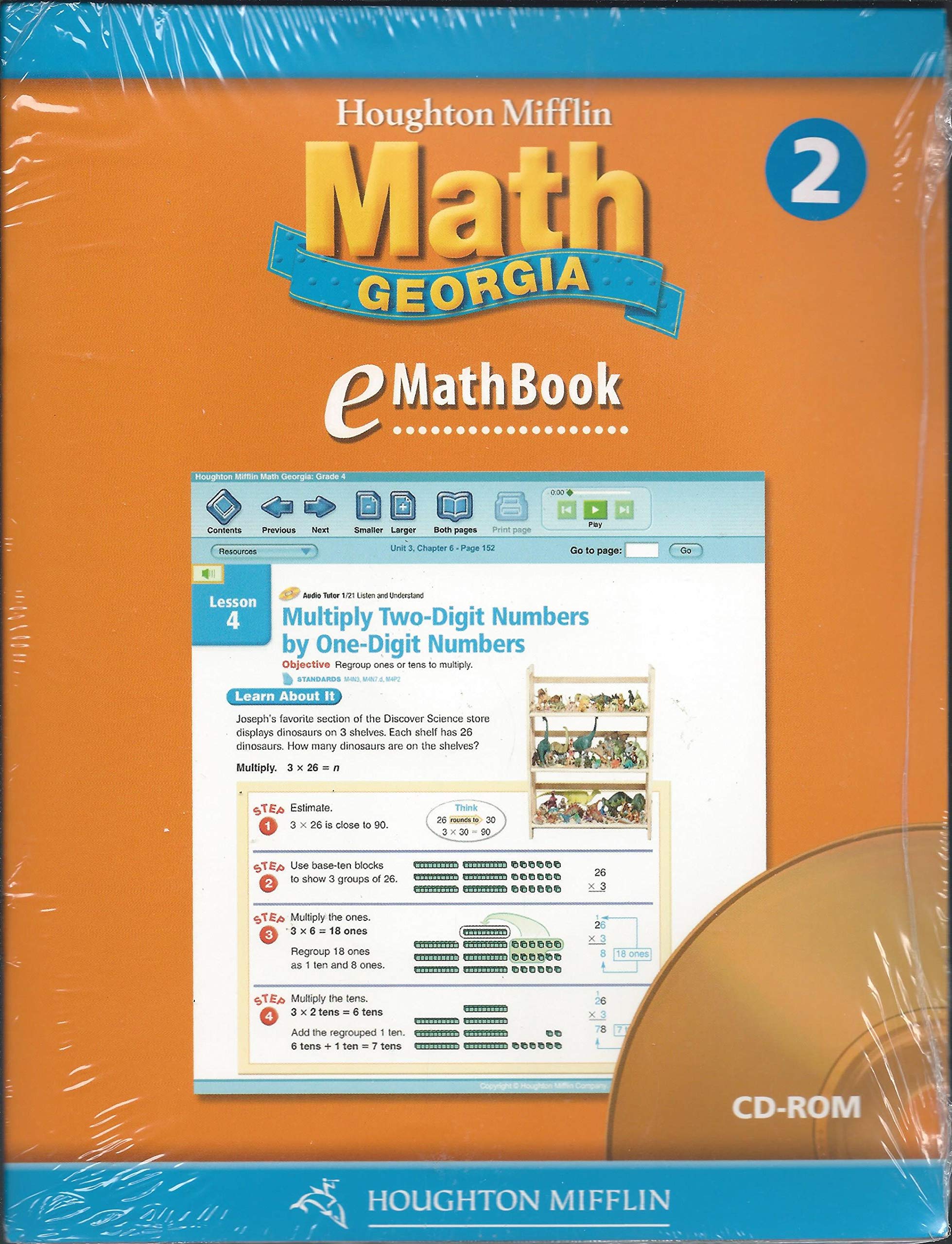 Product Image: Mathmatics, Grade 2 Estudent Edition on Cd-rom: Houghton Mifflin Mathmatics Georgia