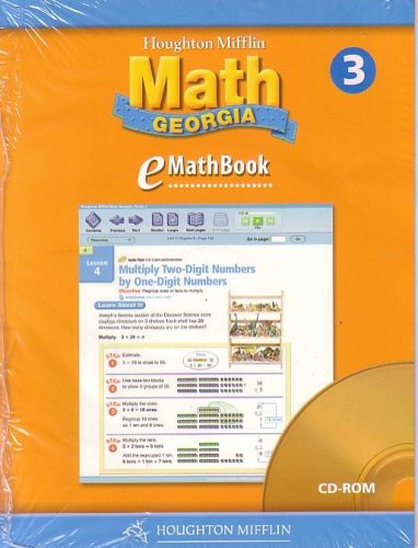 Product Image: Mathmatics, Grade 3 Estudent Edition on Cd-rom: Houghton Mifflin Mathmatics Georgia