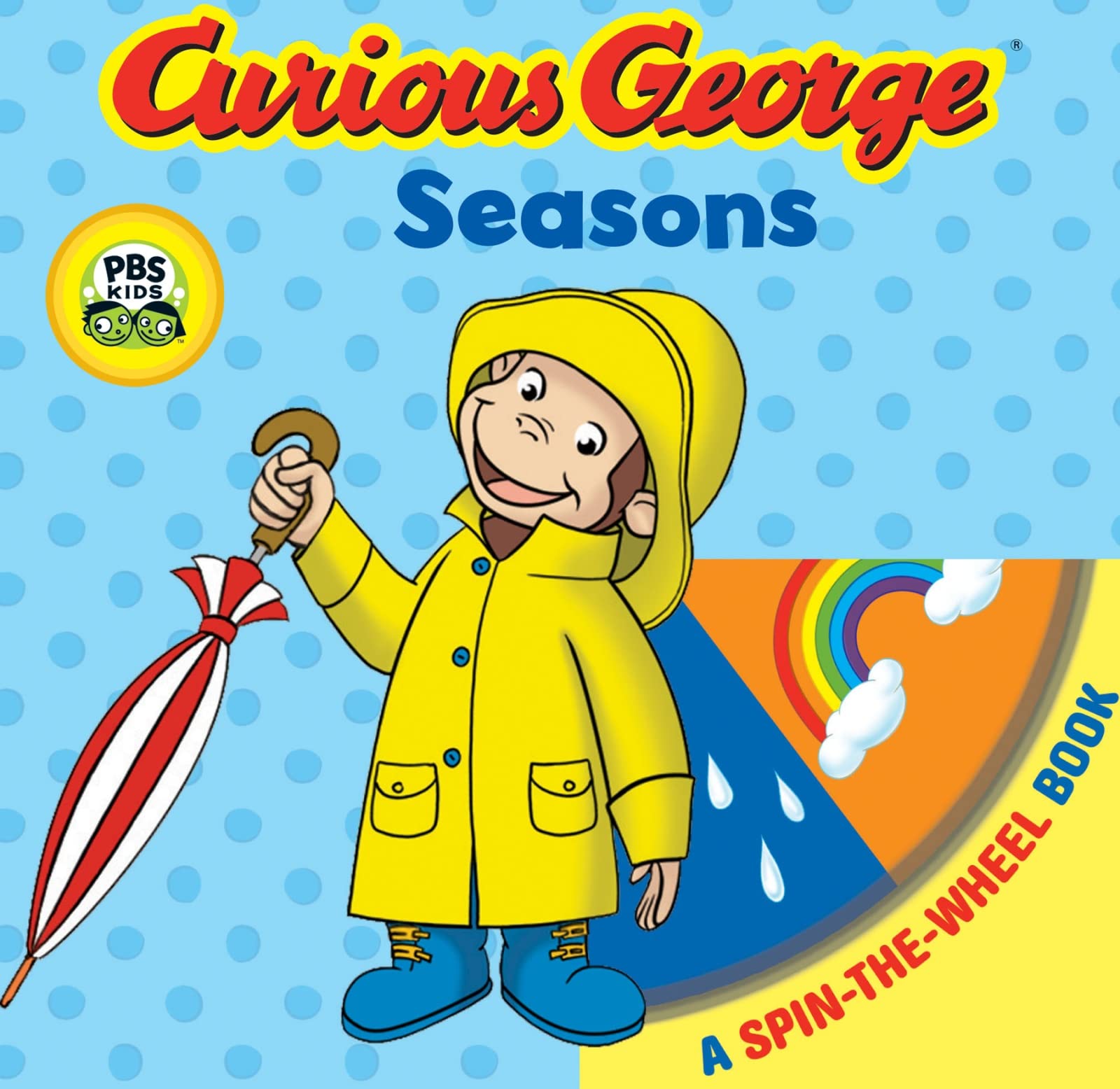 Curious George Seasons (CGTV Spin-the-Wheel Board Book) Parents & Children