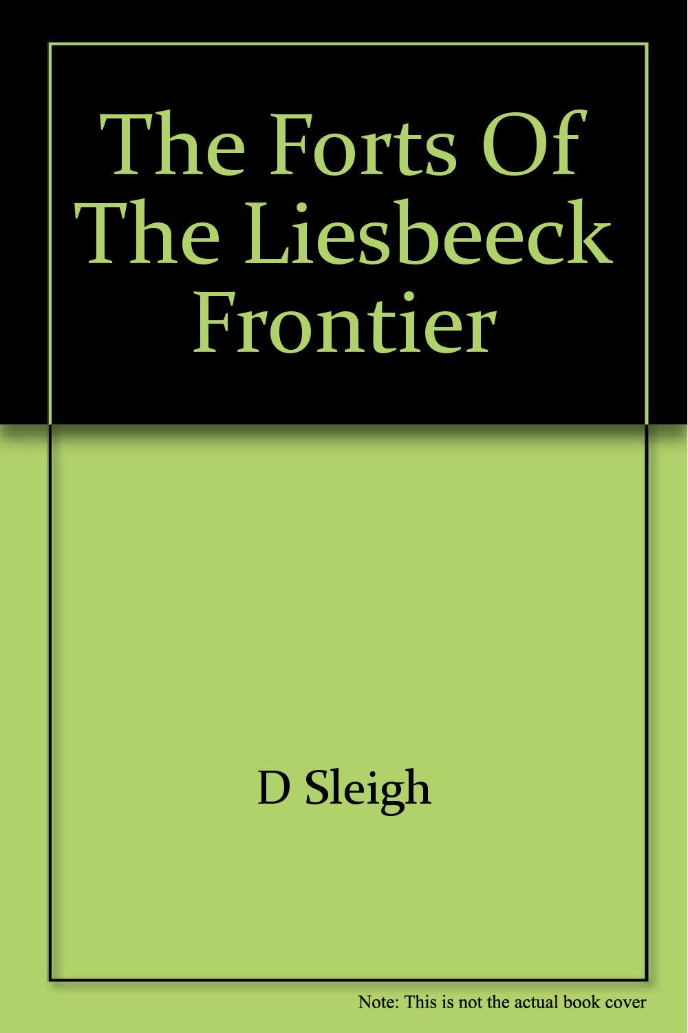 The forts of the Liesbeeck Frontier book