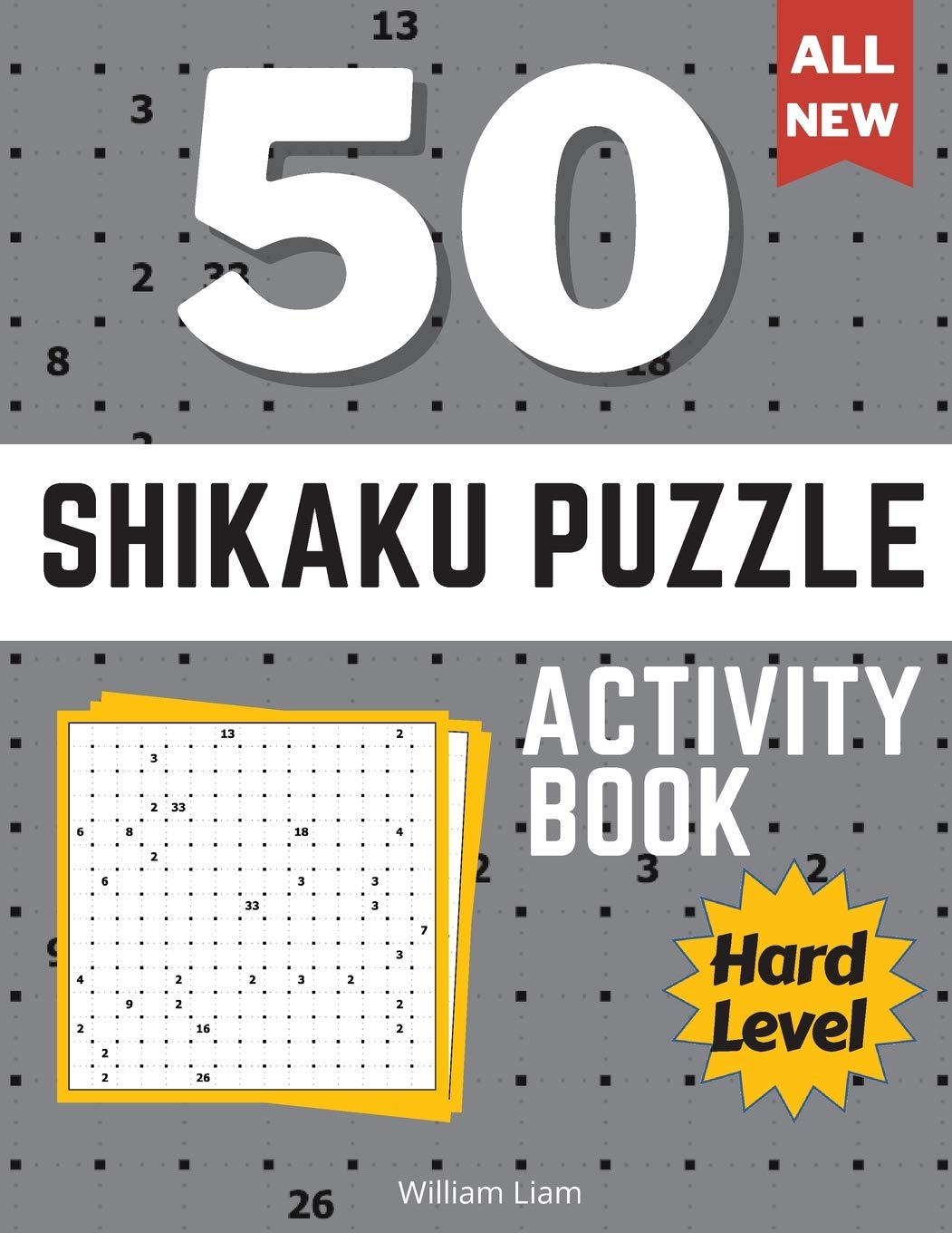 Shikaku Puzzle Book For Adults 15*15 Shikaku Grid Puzzle Leisure & Fun