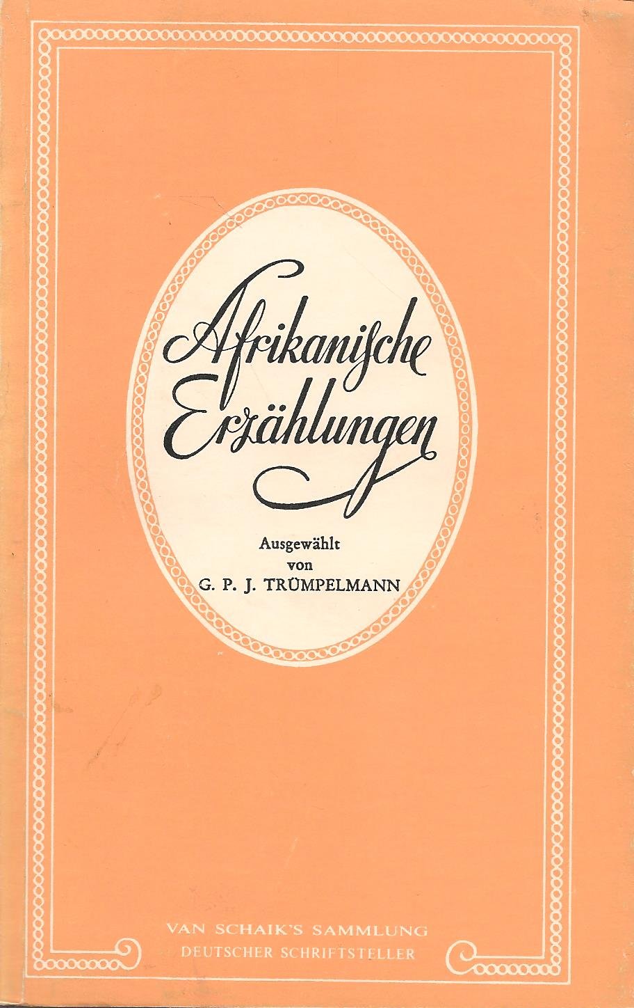 Afrikanische Erzahlungen Foreign Languages ​​& Dictionaries