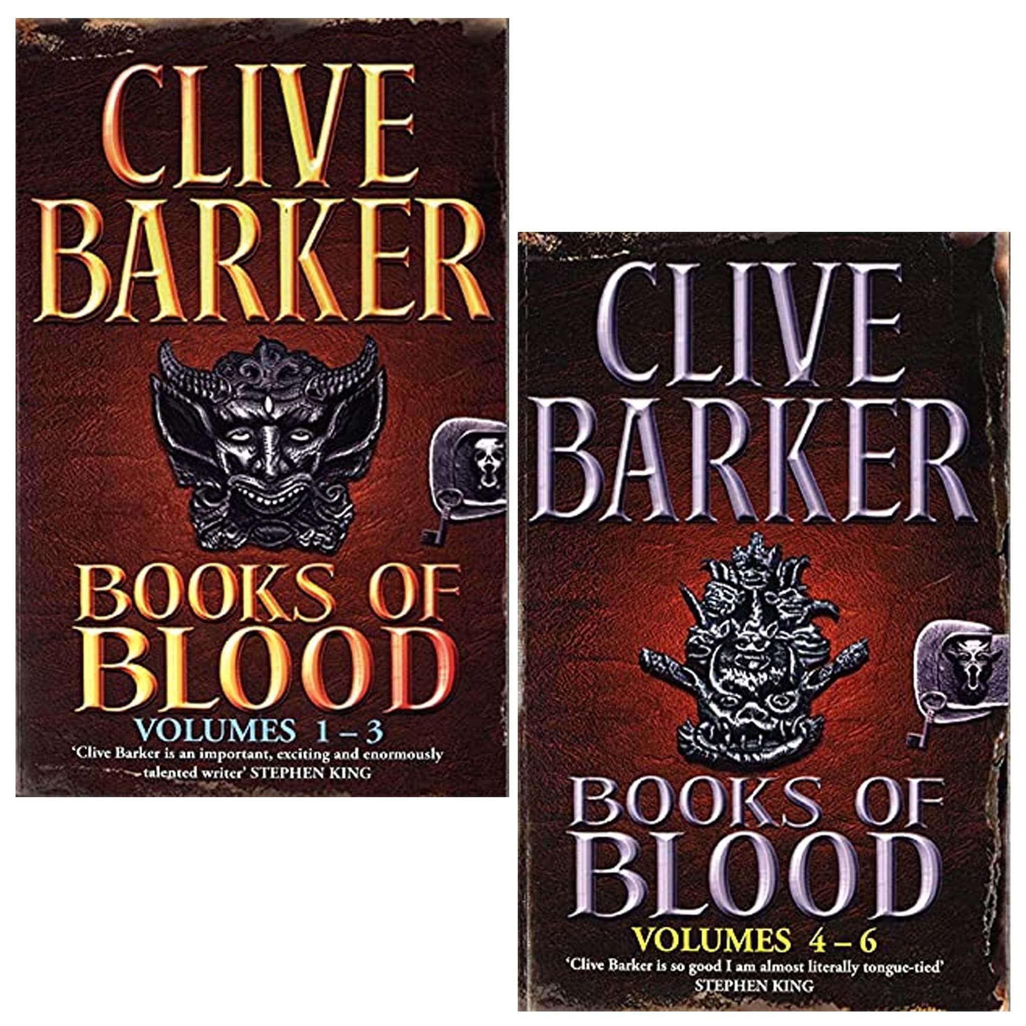 Books Of Blood Omnibus Series 2 Books Collection Set (Volumes 1-6) Children's books