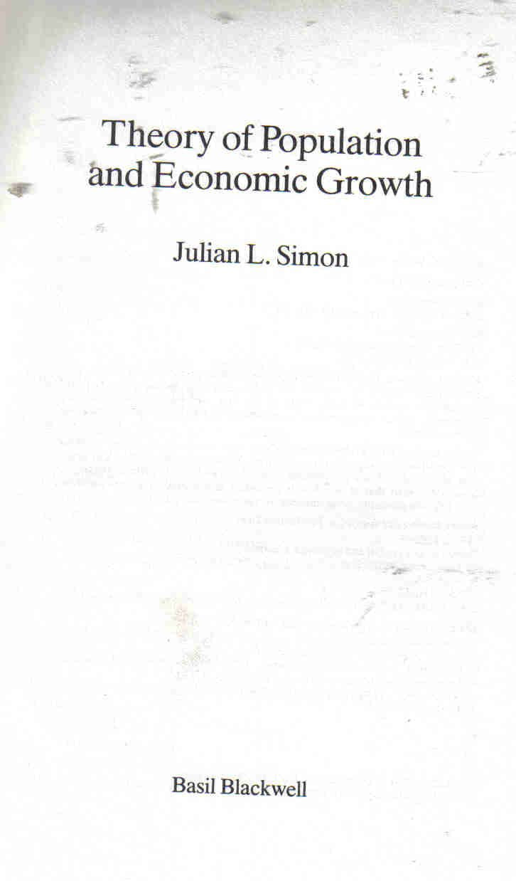 Theory of Population and Economic Growth Business, Finance & Career