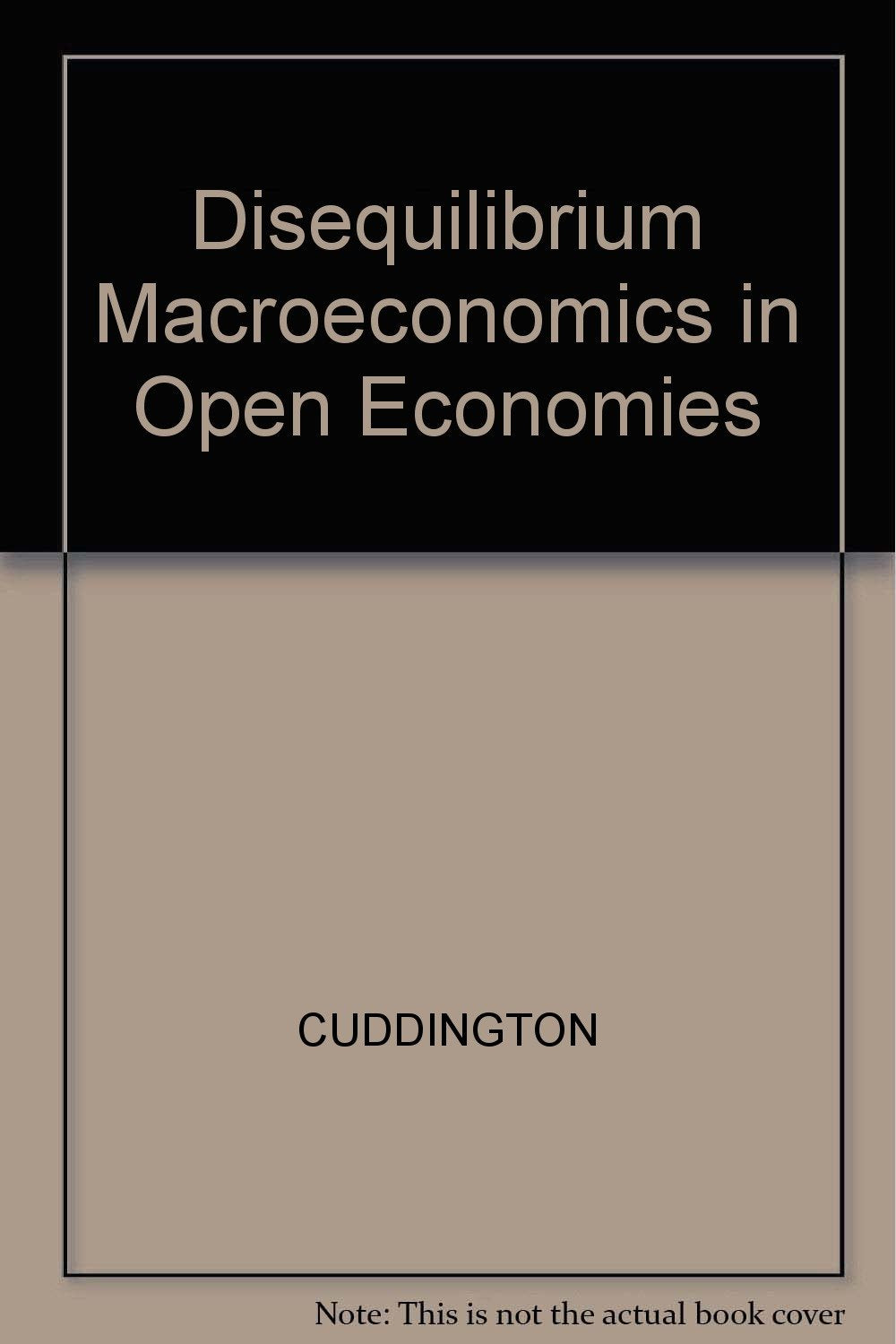 Disequilibrium Macroeconomics in Open Economies Business, Finance & Career