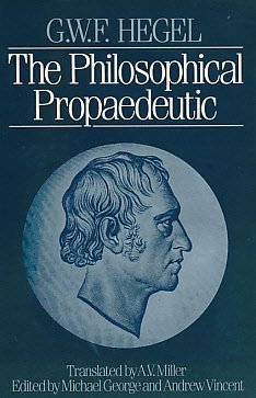 The Philosophical Propaedeutic Philosophy