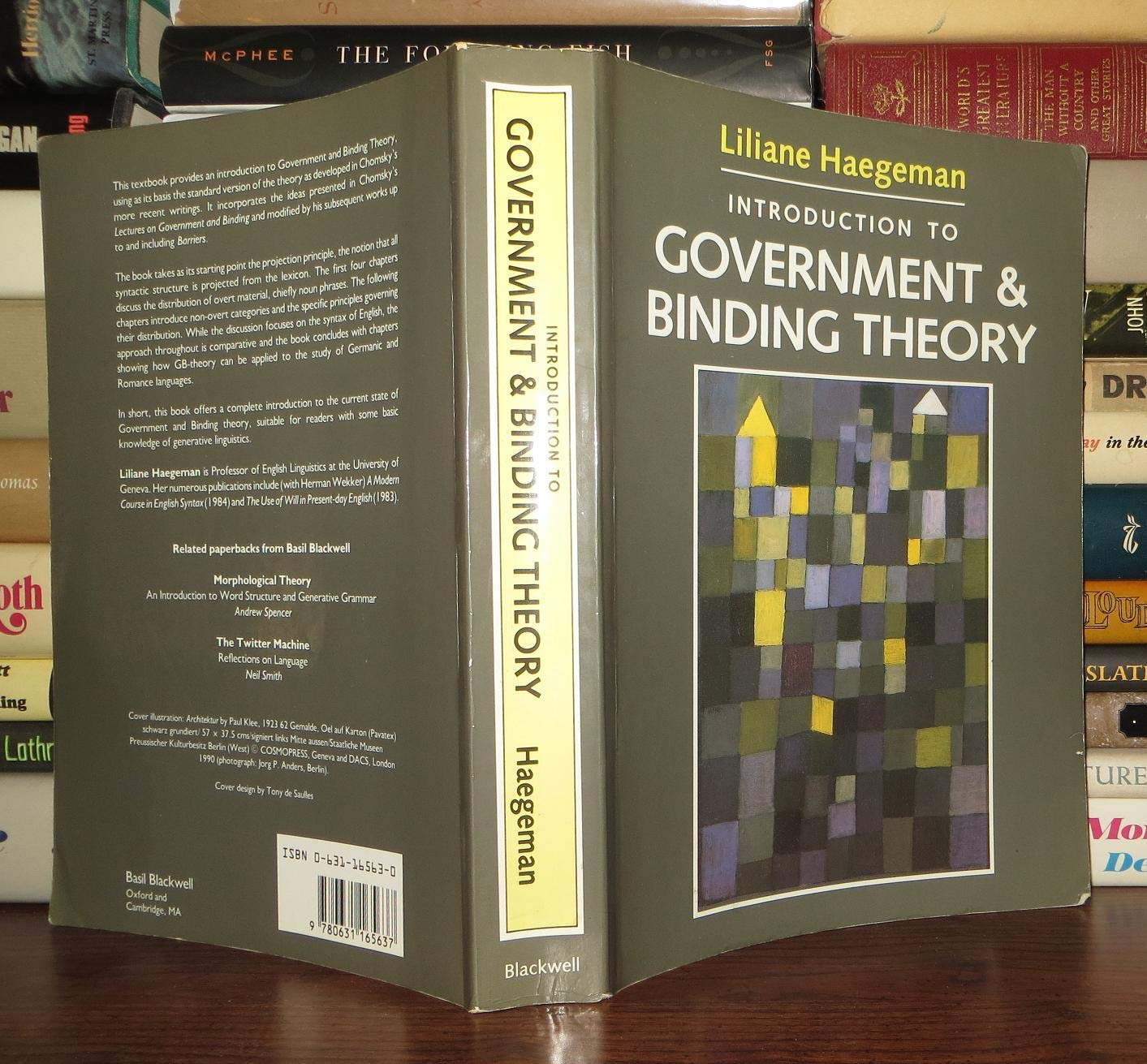 Introduction to Government and Binding Theory (Blackwell Textbooks in Linguistics S.) Social Sciences