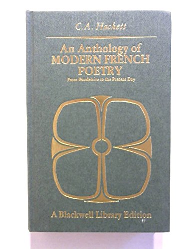 Anthology of Modern French Poetry: From Baudelaire to the Present Day Poetry