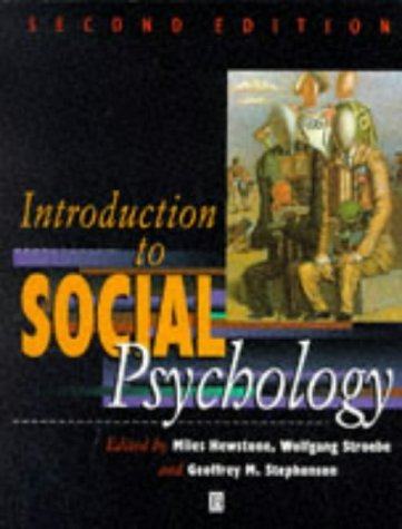 Introduction to Social Psychology: A European Perspective Psychology