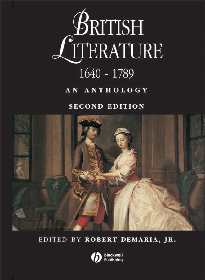 British Literature 1640-1789: An Anthology (Blackwell Anthologies) Contemporary literature