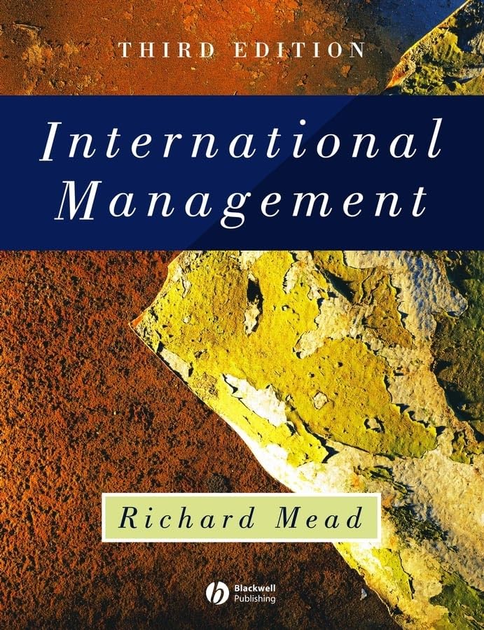 International Management: Cross-Cultural Dimensions Business, Finance & Career