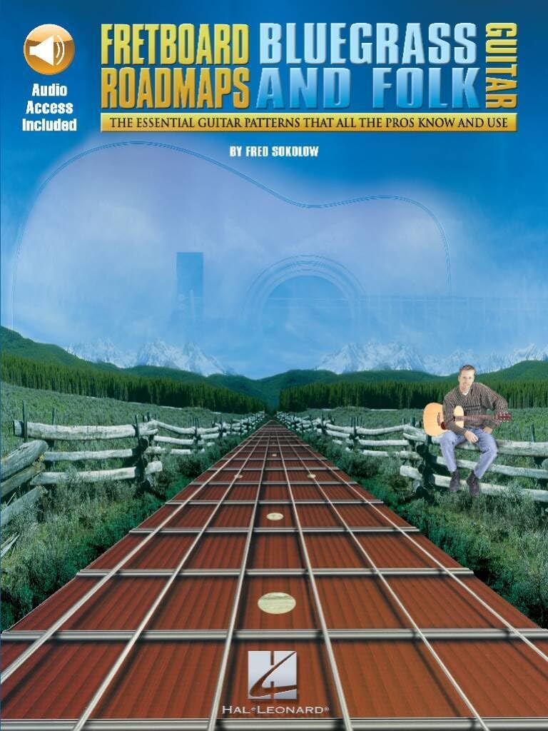 Fretboard Roadmaps Bluegrass And Folk Guitar Tab Book/Cd: The Essential Guitar Patterns That All the Pros Know and Use Sheet Music