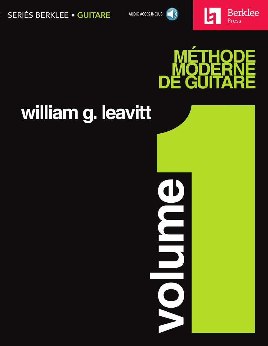 Modern Method for Guitar, Vol 1. - French Edition, Book with Online Audio Sheet Music