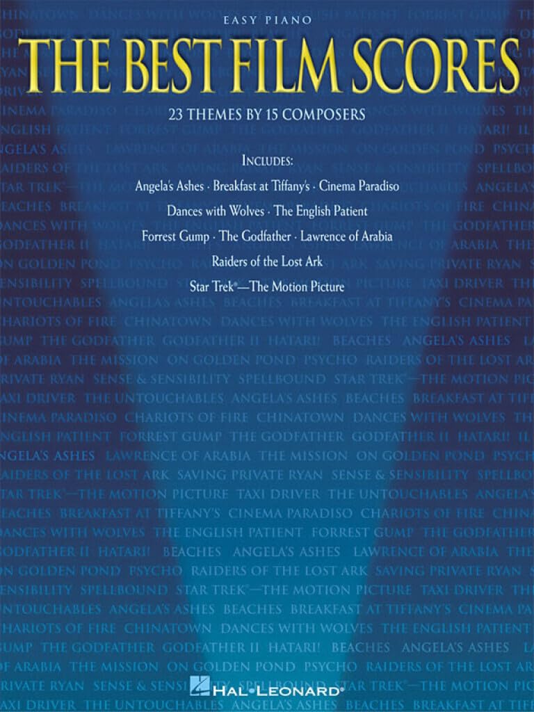 The Best Film Scores For Easy Piano: Songbook für Klavier (Easy Piano (Hal Leonard)) Sheet Music