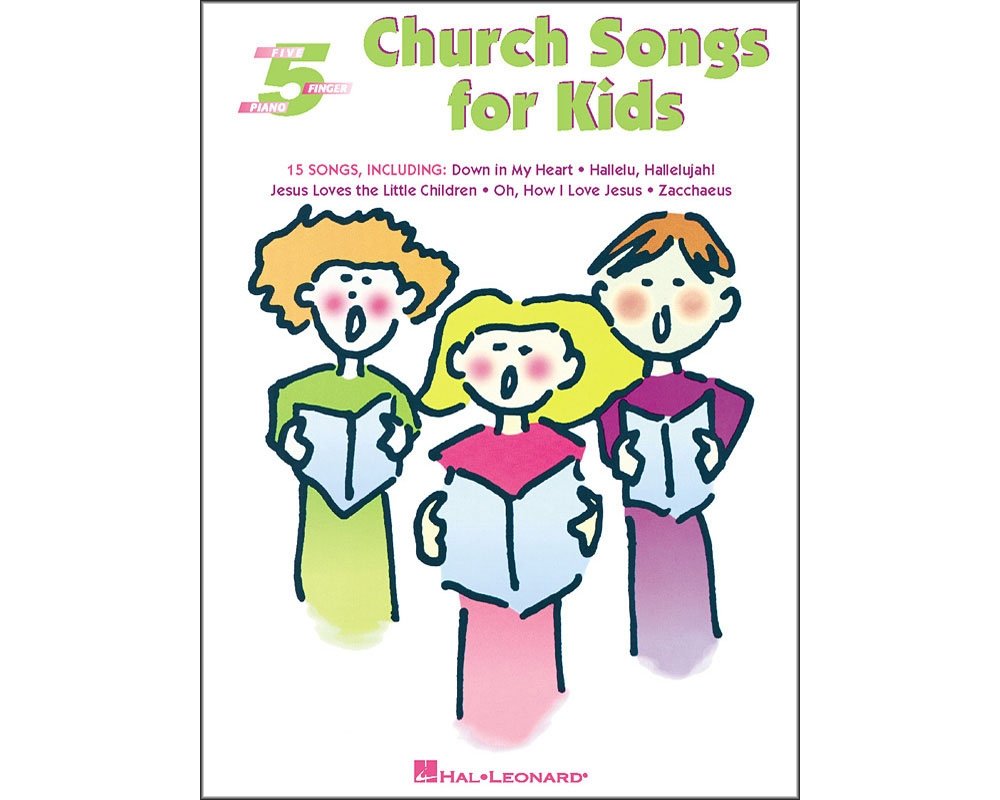 Church Songs for Kids: Five-Finger Piano Sheet Music