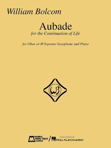 Aubade: For Oboe or B-flat Soprano Saxophone With Piano book