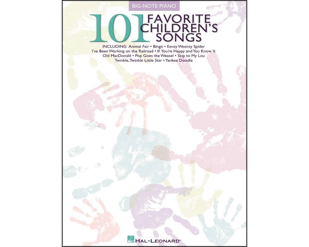 101 FAVORITE CHILDRENS SONGS Sheet Music