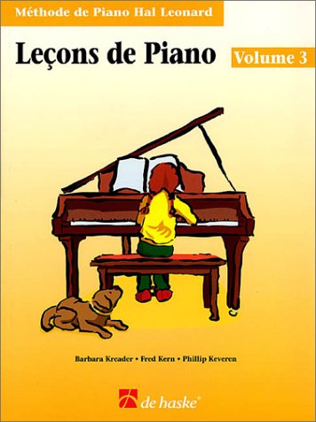 Piano Lessons Book 3 - French Edition: Hal Leonard Student Piano Library by Barbara Kreader (2001-08-06) Books