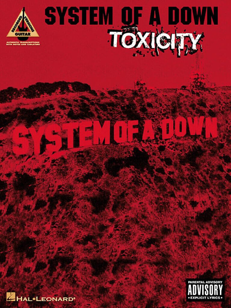 System of a Down Toxicity Guitar Recorded Versions Note-For-Note Guitar Tab 14 Songs Including Chop Suey, Aerials, Prison Song and Toxicity Hal Leonard Sheet Music Songbook book