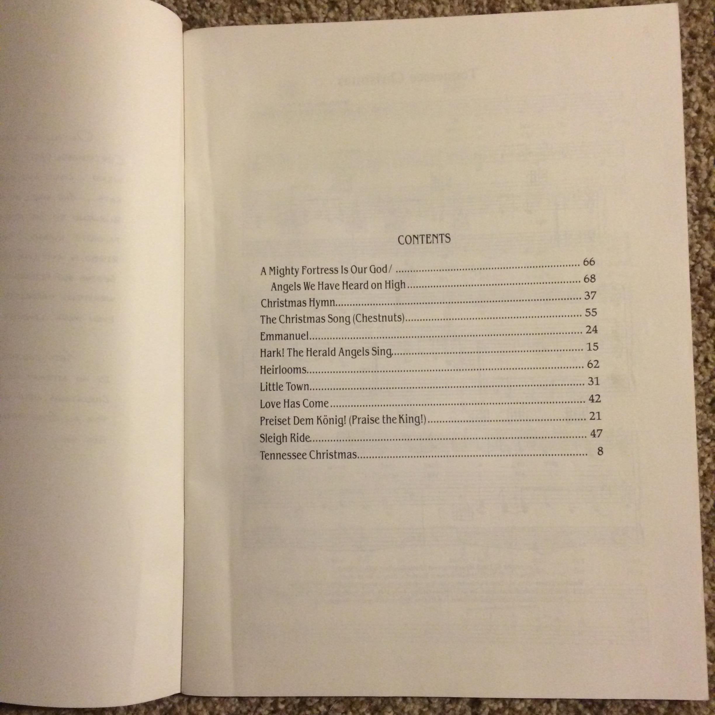 Amy Grant - a Christmas Album Sheet Music