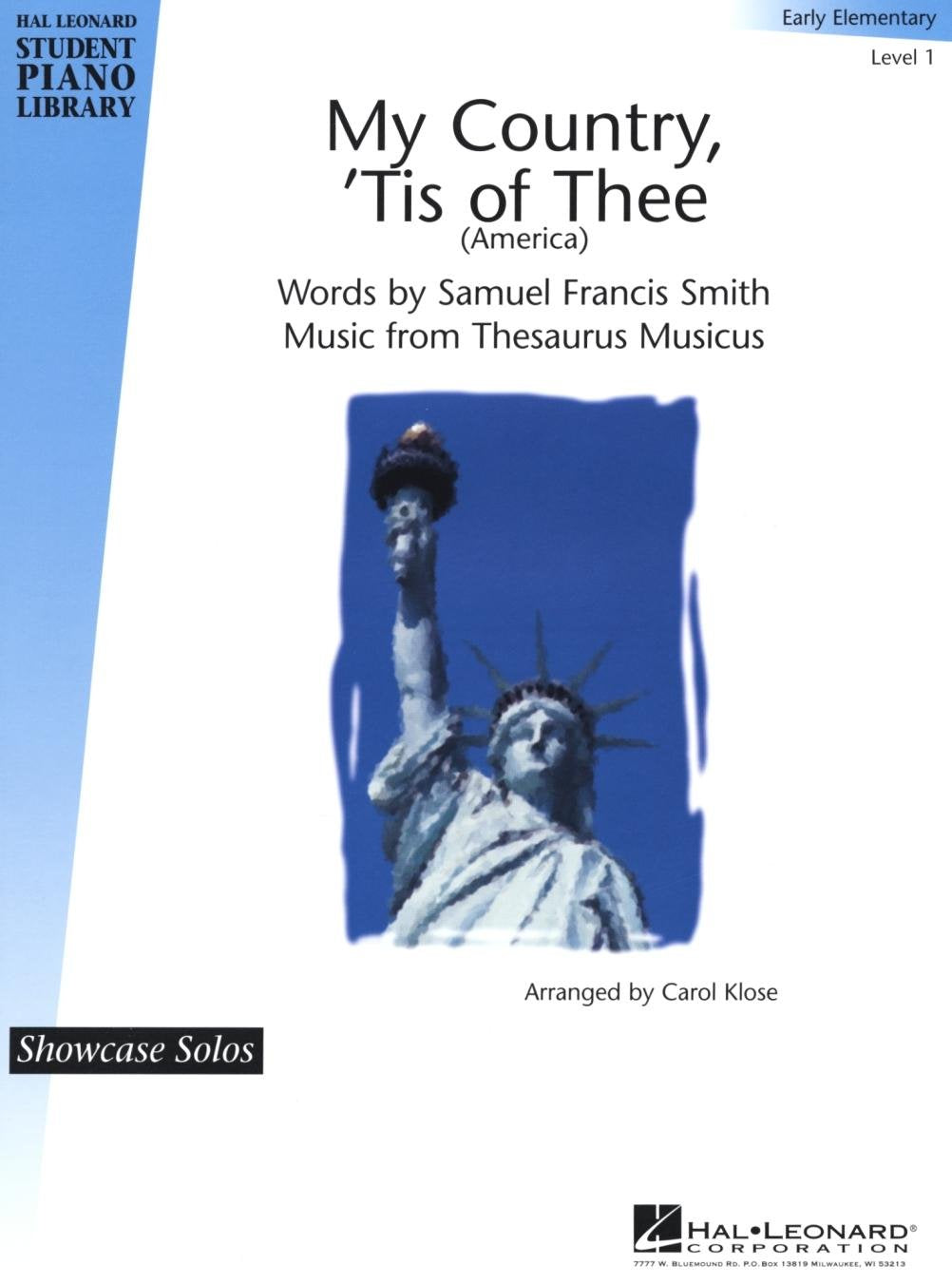My Country 'Tis of Thee (America) (Showcase Solo) Books