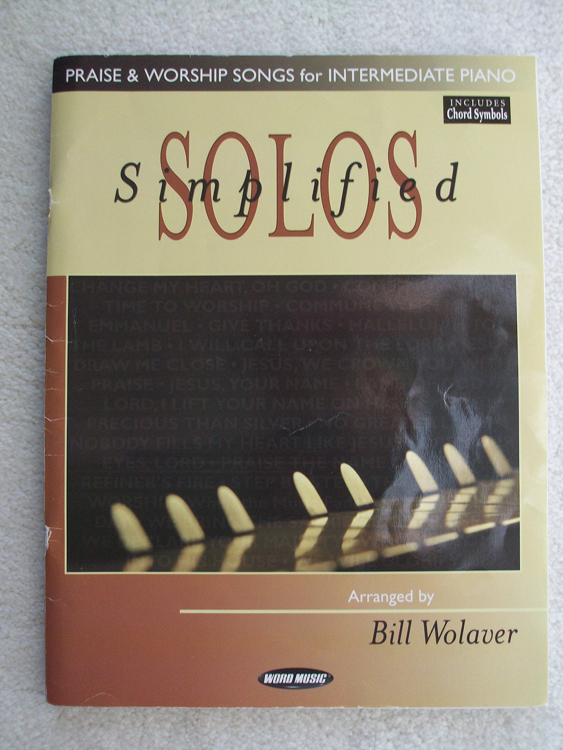 Simplified Solos: Praise And Worship Songs for Intermediate Piano Sheet Music