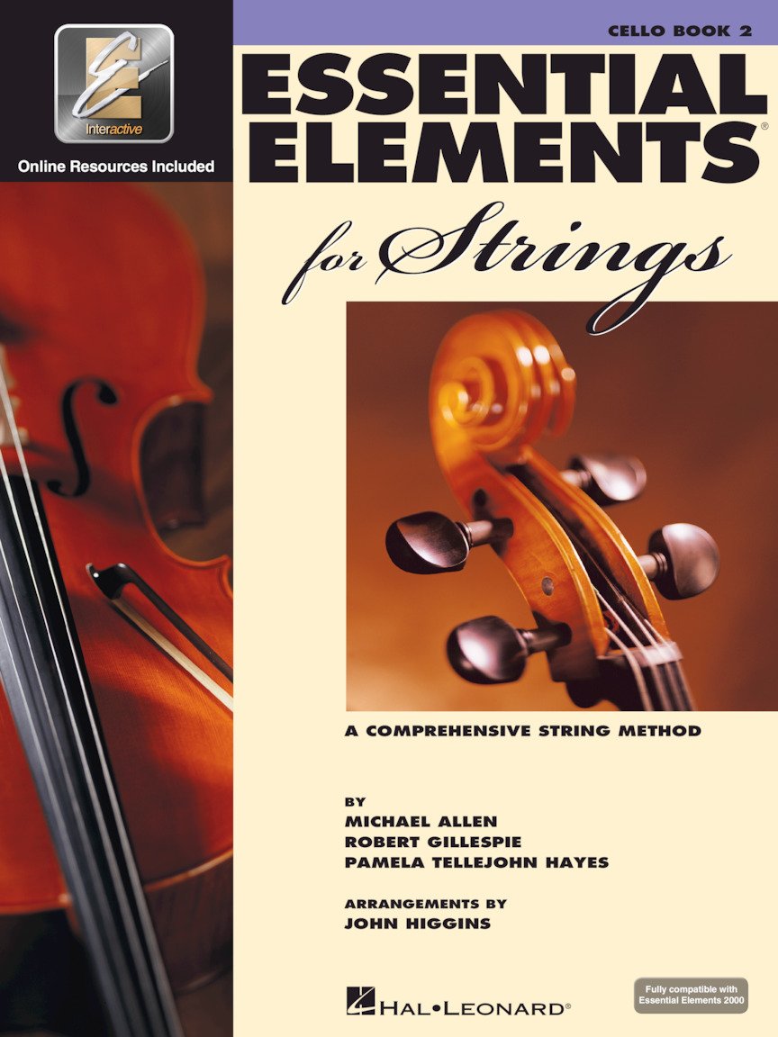 Essential Elements for Strings – Cello Buch 2 mit EEi-Online-Ressourcen | Cello-Lehrbuch und Noten für Schüler und Lehrer von Schulbands | Umfassende Streichinstrumenten-Lehrmethode book