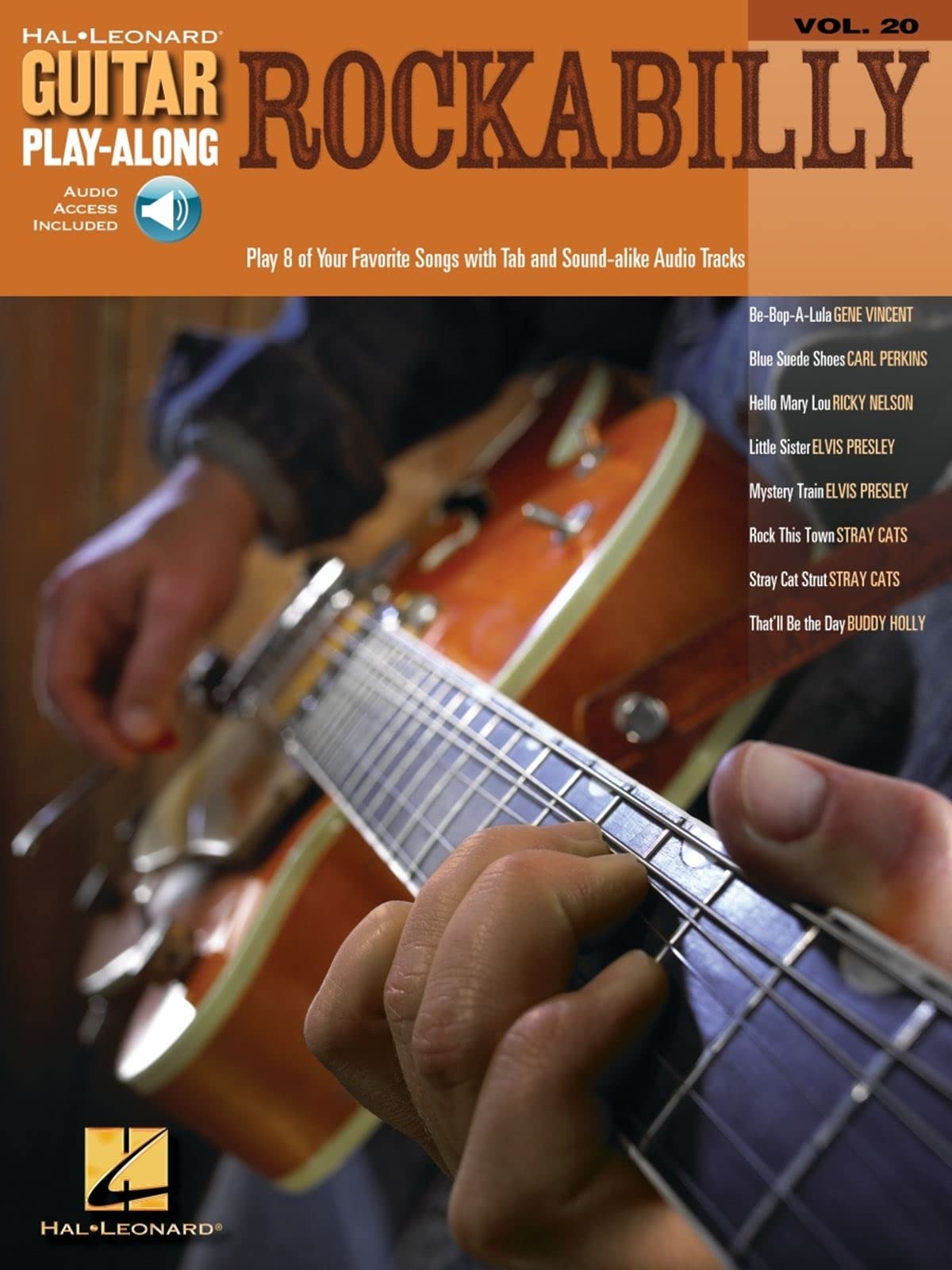 Rockabilly Guitar Play-Along Volume 20 - Book/Online Audio Sheet Music