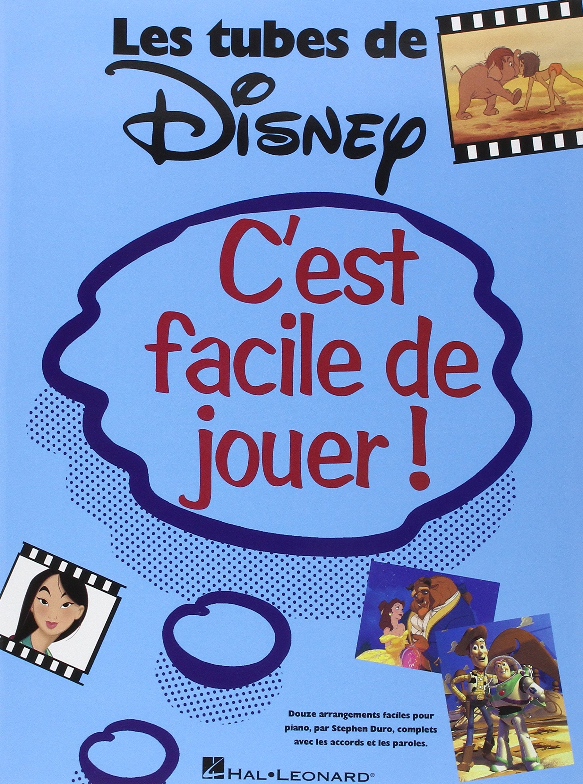 C'est Facile De Jouer! Les Tubes De Disney: 12 Chansons CéLèBres Sheet Music