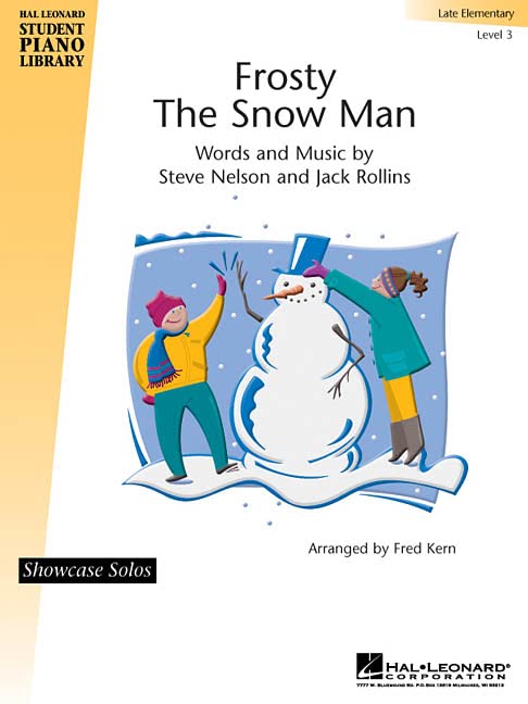 Frosty the snowman piano book