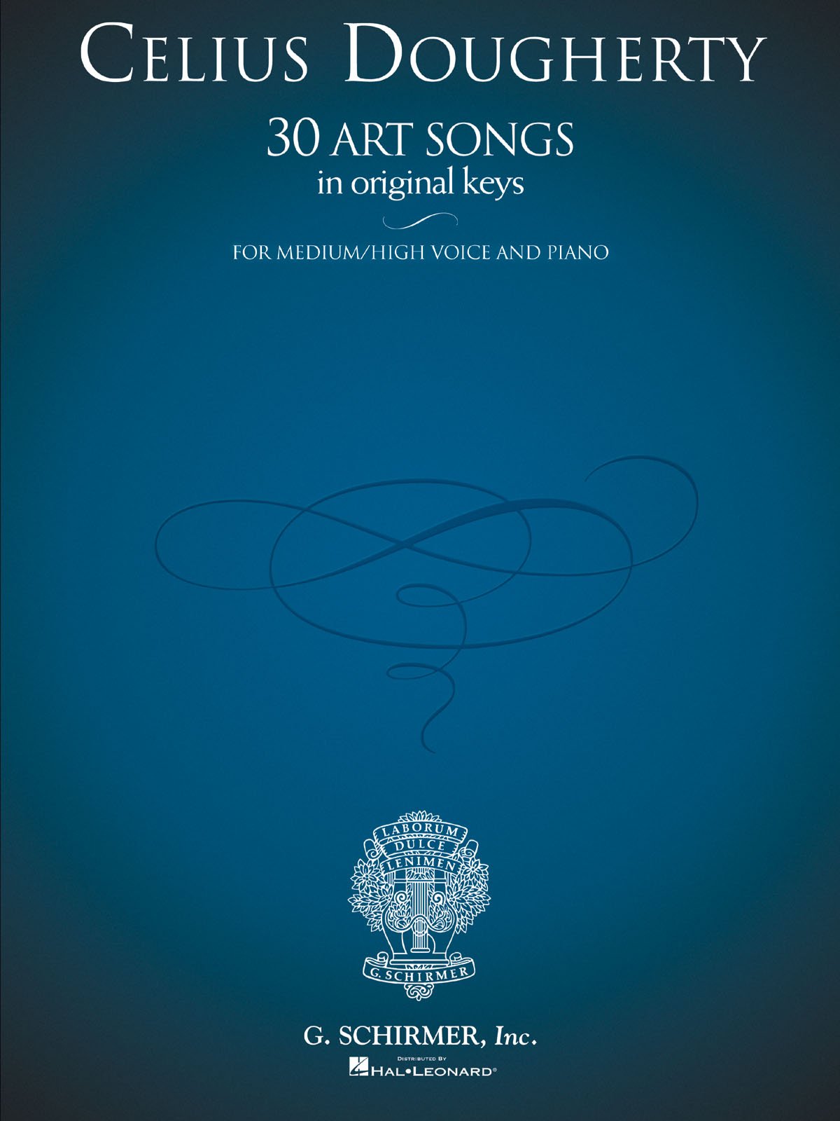 Celius dougherty - 30 art songs in original keys book