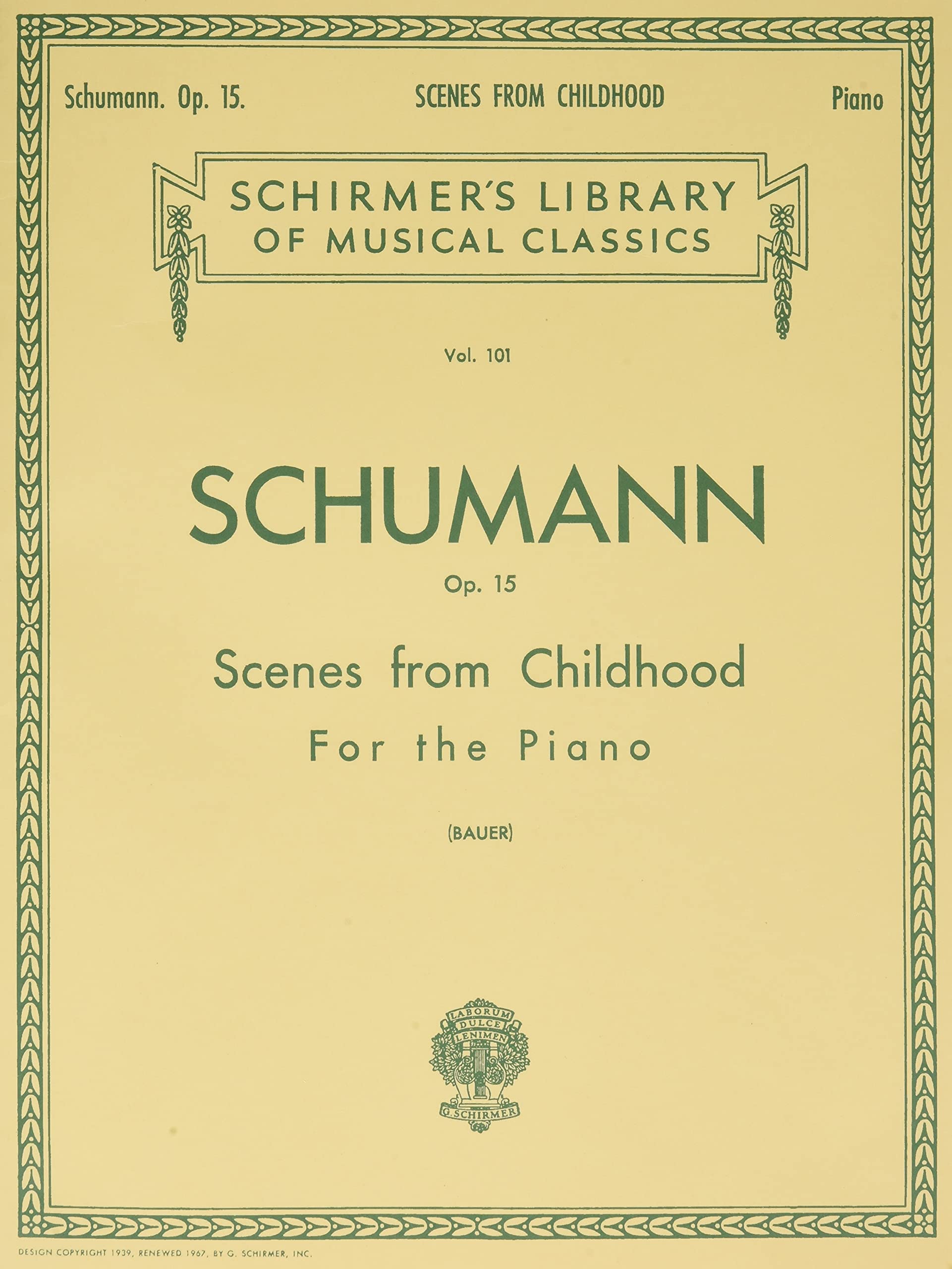 Scenes from Childhood, Op. 15 (Kinderszenen): Piano Solo: Kinderszenen, Sheet Music Sheet Music