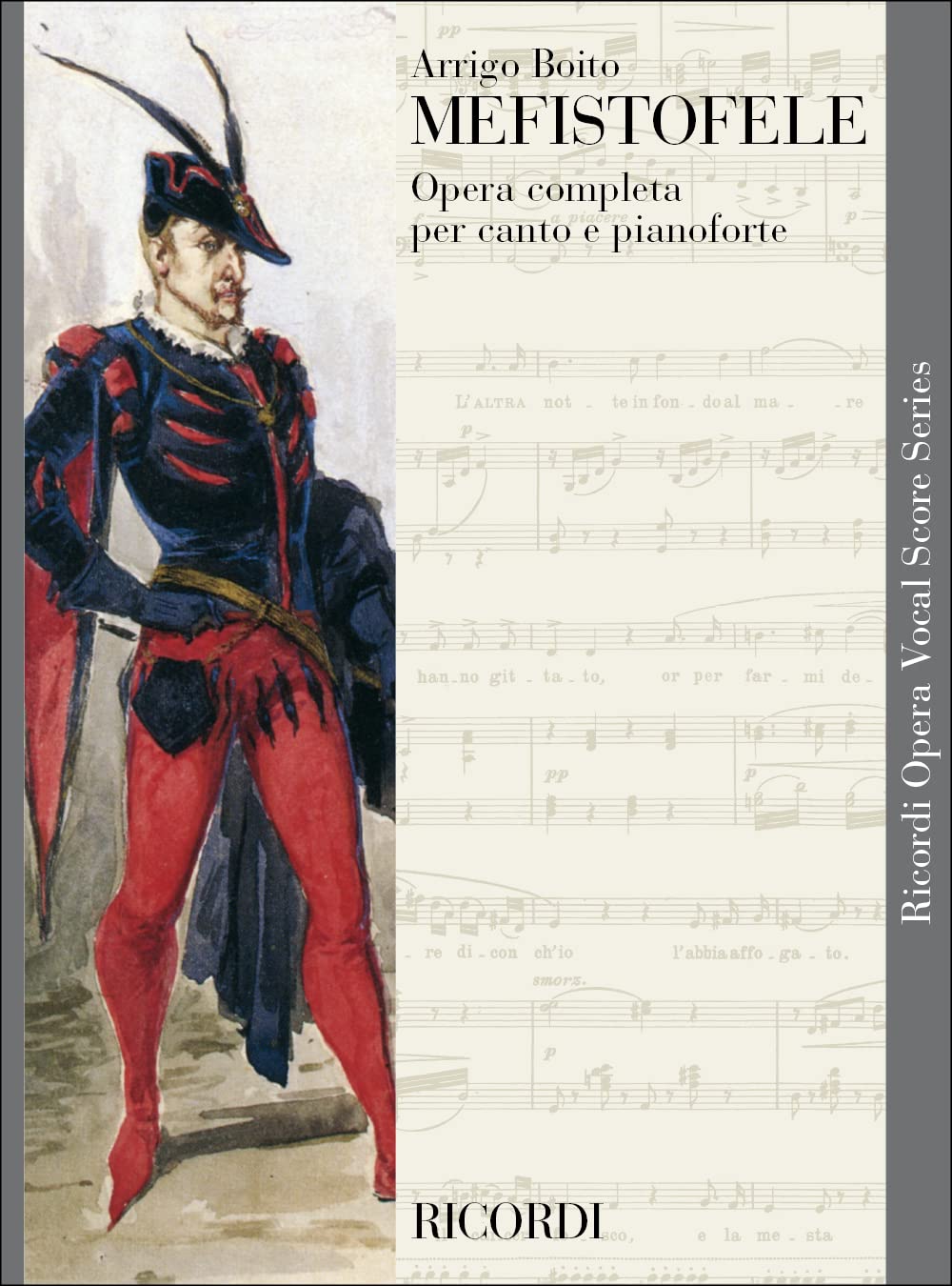 RICORDI BOITO A. - MEFISTOFELE - CHANT ET PIANO Sheet Music
