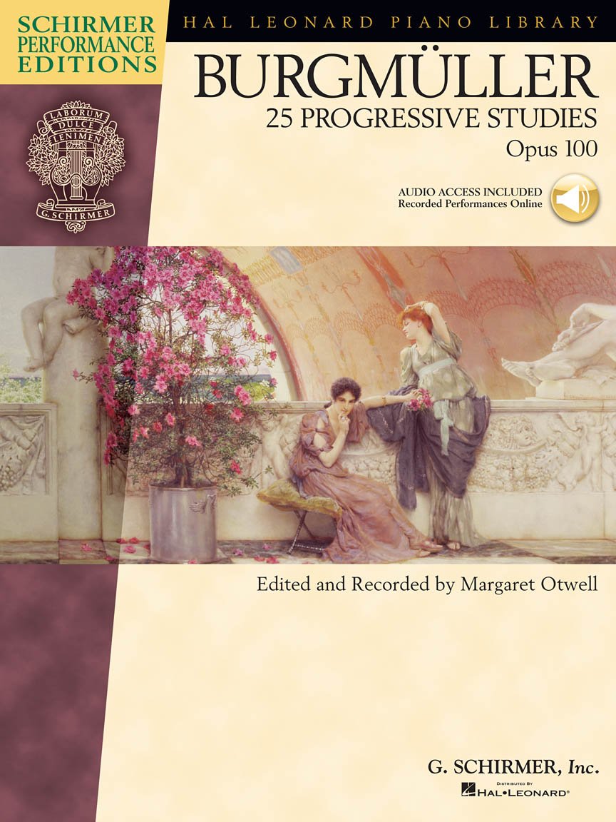 Hlspl Burgmuller 25 Progressive Studies Book/Cd: Noten für Klavier: 25 Progressive Pieces (Schirmer's Library of Musical Classics): 25 Progressive Pieces, Opus 100 Social Sciences