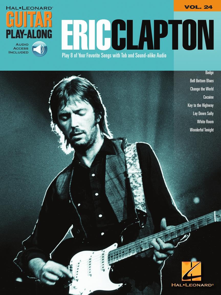 Eric Clapton - Guitar Play-Along Volume 24 (Book/Online Audio) Sheet Music